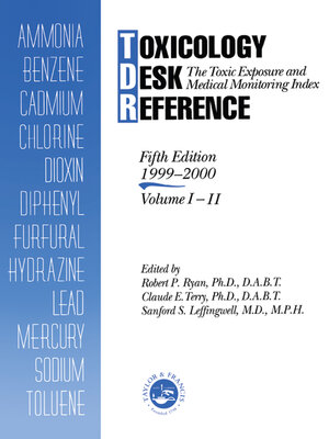 cover image of Toxicology Desk Reference